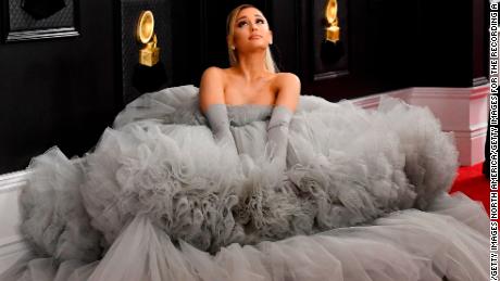 LOS ANGELES, CALIFORNIA - JANUARY 26: Ariana Grande attends the 62nd Annual GRAMMY Awards at STAPLES Center on January 26, 2020 in Los Angeles, California. (Photo by Frazer Harrison/Getty Images for The Recording Academy)